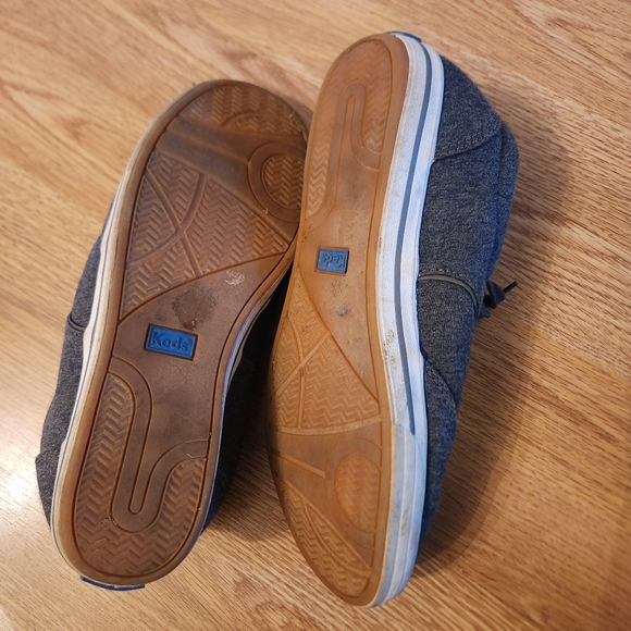 Dark Grey ked shoes, worn once - Picture 2 of 3